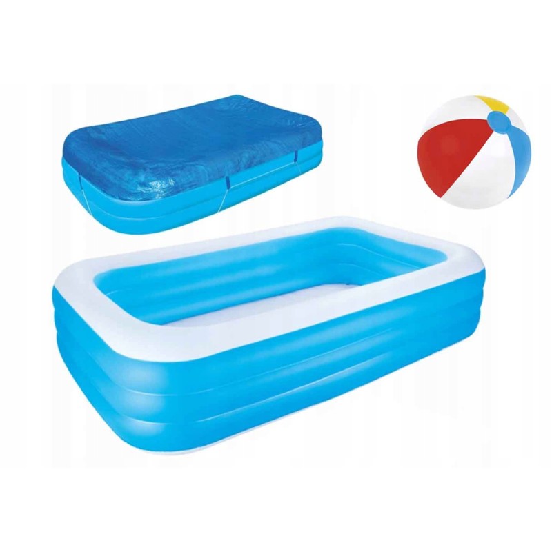 Bestway sodo baseino komplektas 3in1 305x183x56 cm