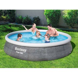 Išplečiamas sodo baseinas 396 x 84 cm rinkinys 9in1 bestway 57376 plius siurblys