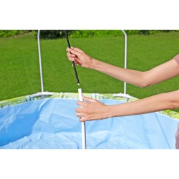 Sodo karkasinis baseinas vaikams 244 cm x 51 cm bestway 56432 žalias