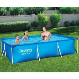 Didelis stačiakampio rėmo baseinas, 300 x 201 cm