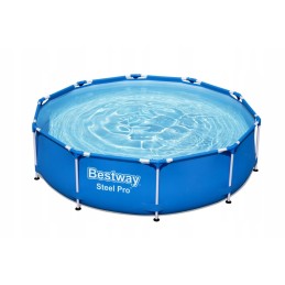 Plieninis pro pool 305x76 bestway 3in1 siurblio filtras