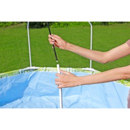 Sodo karkasinis baseinas vaikams 244 cm x 51 cm bestway 56432 žalias