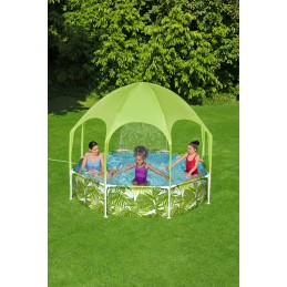 Sodo karkasinis baseinas vaikams 244 cm x 51 cm bestway 56432 žalias