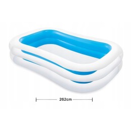 intex šeimos baseinas 262x175x56cm sodas 56483 n