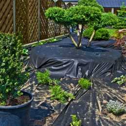 Agrotekstilė 1m, tvirta, juoda, nuo piktžolių