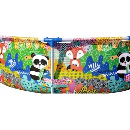 Panda spalvingo rėmo baseinas vaikams bestway panda 274 66 cm