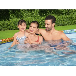 Panda spalvingo rėmo baseinas vaikams bestway panda 274 66 cm