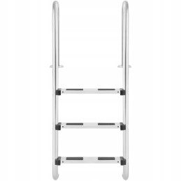 Nerūdijančio plieno baseino kopėčios, 3 pakopos, 1320 mm