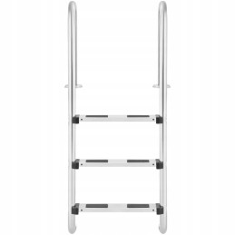 Nerūdijančio plieno baseino kopėčios, 3 pakopos, 1320 mm