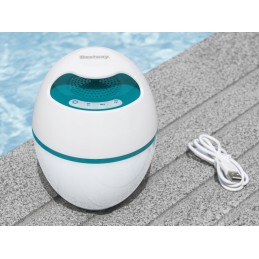 Bestway plaukiojantis musicwave garsiakalbis su Bluetooth ir LED lempute 58700