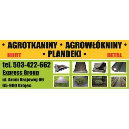 Žemės ūkio audinys piktžolėms 1 eilės skylės 40 cm x 100 m