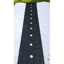 Žemės ūkio audinys piktžolėms 1 eilės skylės 40 cm x 100 m