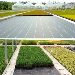 Agrotekstilė sodo kilimėlis agrotekstilė juoda žieminė 50 mx 1,6 m 90 g