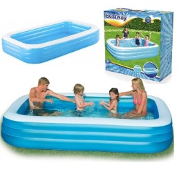 Didelis sodo baseinas liukso mėlyna 305x183x56 bestway