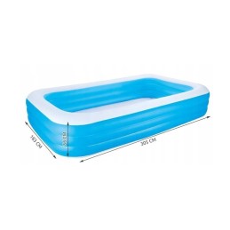 Didelis sodo baseinas liukso mėlyna 305x183x56 bestway