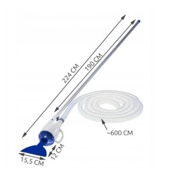 Dulkių siurblys baseino dugno valymui, siurblio filtras, 6 m