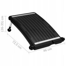 Saulės baseino vandens šildytuvas, liukas, 72 5x46 cm