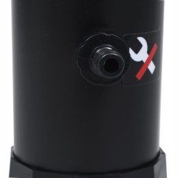 Sodo saulės dušas juodas 215 cm 8 l liumenų