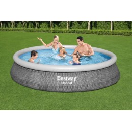 Bestway 3 išsiplėtimo baseinas 96m x 84cm greitas rinkinys