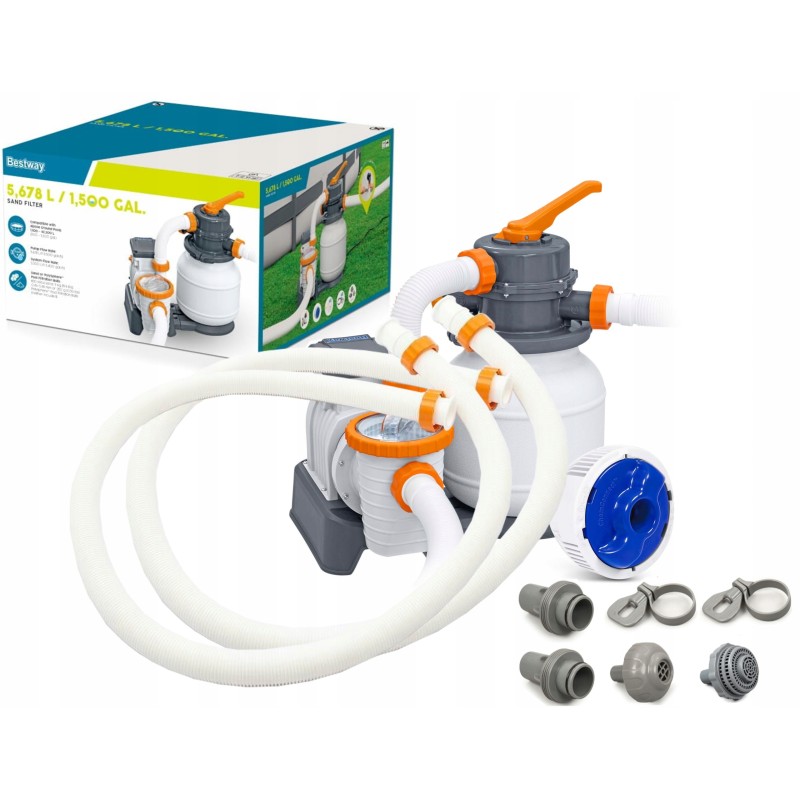 Bestway 58497 smėlio siurblys 5678l h chemconnect