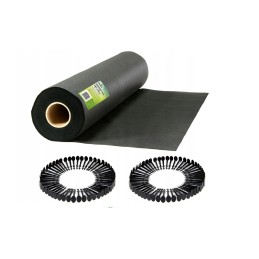 ✅juoda sodo agrotekstilė su smeigtukais✅