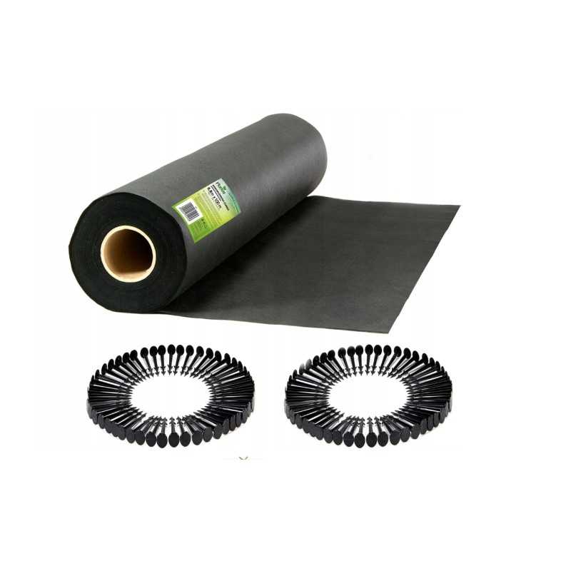 ✅juoda sodo agrotekstilė su smeigtukais✅