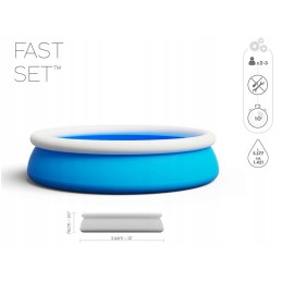 Bestway išsiplėtimo baseinas 5377 l 366x76 cm 57274