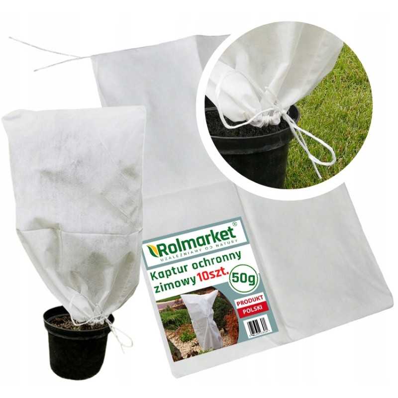 ✨ Lenkiškas apsauginis gaubtas, agrotekstilės maišelis, žieminis, 10 vnt