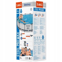 Bestway 56416 rėmo sodo baseinas 366x76