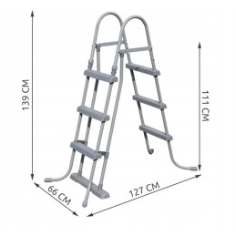 Bestway baseino kopėčios 107 cm