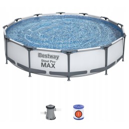 56416 šeimos karkasinis sodo baseinas su siurbliu 366x76 bestway
