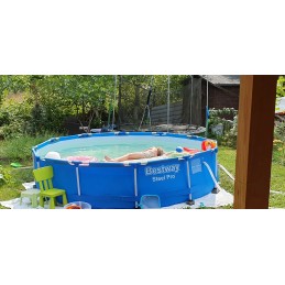 56416 šeimos karkasinis sodo baseinas su siurbliu 366x76 bestway