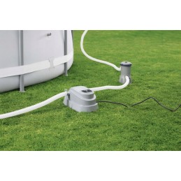 Vandens šildytuvas sodo baseinams, žarnų jungtys