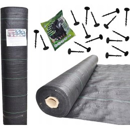 30m agrotekstilė agrotekstilė 160cm 100gr/m2 storio stiprus UV + kaiščiai