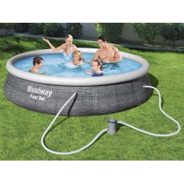 Išplečiamas sodo baseinas 396 x 84 cm rinkinys 9in1 bestway 57376