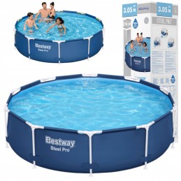Bestway apvalus sodo karkasinis baseinas 56677