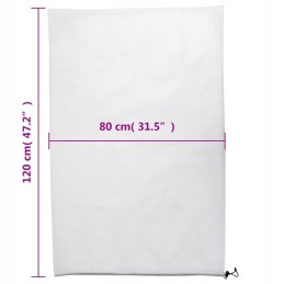 Žieminiai apsauginiai gaubtai augalų apsaugai 8 vnt 70g/m² 0,8x1,2m