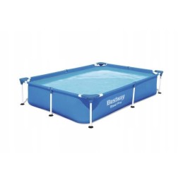 Plieninis pro stačiakampis karkasinis baseinas 2 21m x 150m x 043m