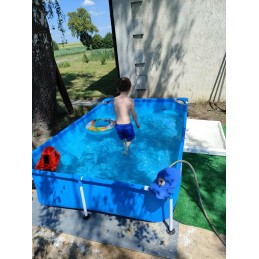 Plieninis pro stačiakampio rėmo baseinas 2 21 m x 1 50