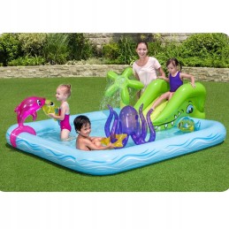 Vaikų vandens žaidimų aikštelė pripučiamas baseinas fontanas čiuožyklos žaislai