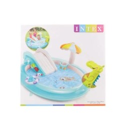Intex žaidimų aikštelės krokodilo segtukas 201x170x84 57165np