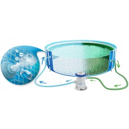 Apvalaus rėmo baseinas 4678 l bestway 56406