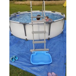 Saugos kopėčios baseinui 107cm bestway 58330