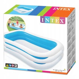 Didelis pripučiamas baseinas 262x175x56 intex 56483