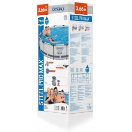 ? karkasinis sodo baseinas 366x76cm 3in1 komplektas