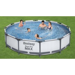Bestway plieno pro max baseinas 366x76 su siurbliu 56416