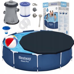 Bestway karkasinis sodo baseinas 366cm 11 viename komplektas