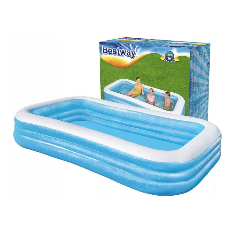 Didelis pripučiamas baseinas 305x183x56 bestway 54009