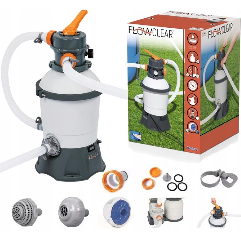 Bestway 3028l h 58515 chemconnect smėlio siurblys