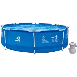 Ovalo rėmo baseinas su filtro siurbliu, 360x76cm
